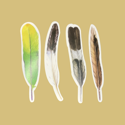 Feather Bookmarks