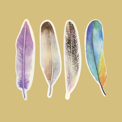 Feather Bookmarks