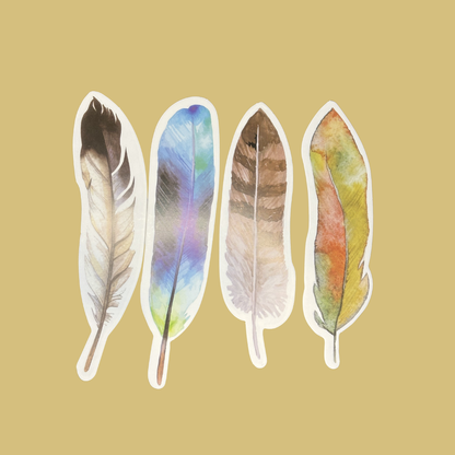 Feather Bookmarks