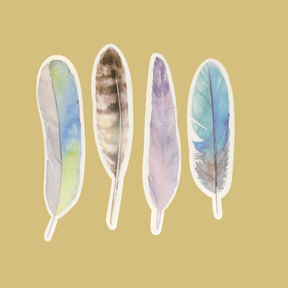 Feather Bookmarks